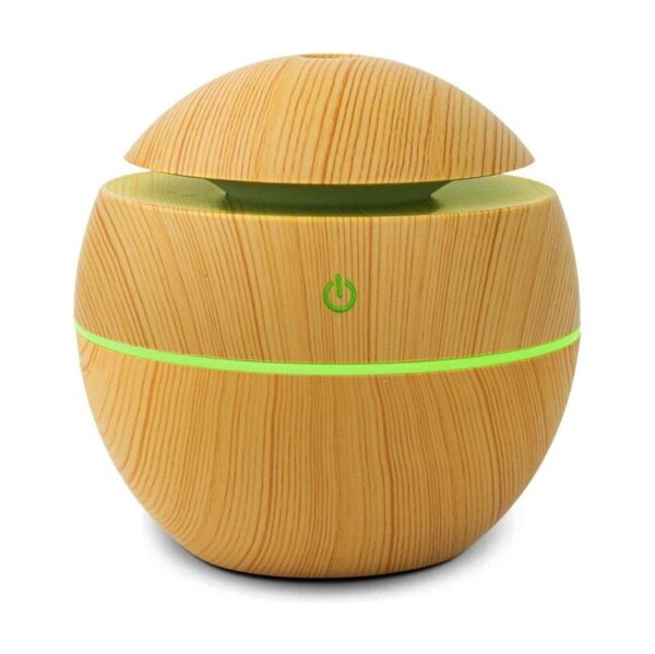 Humidificador Aromaterapia Vaporizador Usb Simil Madera