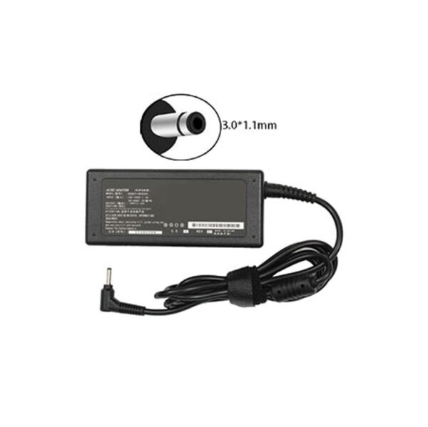 Cargador Notebook Ultrabook 19V 3.42A 3.0 x 1.1mm 65W ASUS Samsung Alternativo