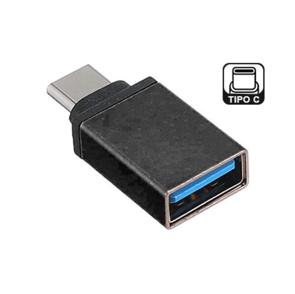 Adaptador Otg Usb Tipo C Macho Macho A Usb 3.0 Hembra
