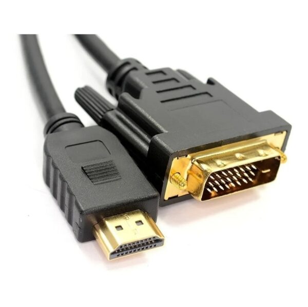 r202014.jpg Cable Adaptador Dvi-d 24 + 1 Dual Link A Hdmi 3 Metros Doble Filtros