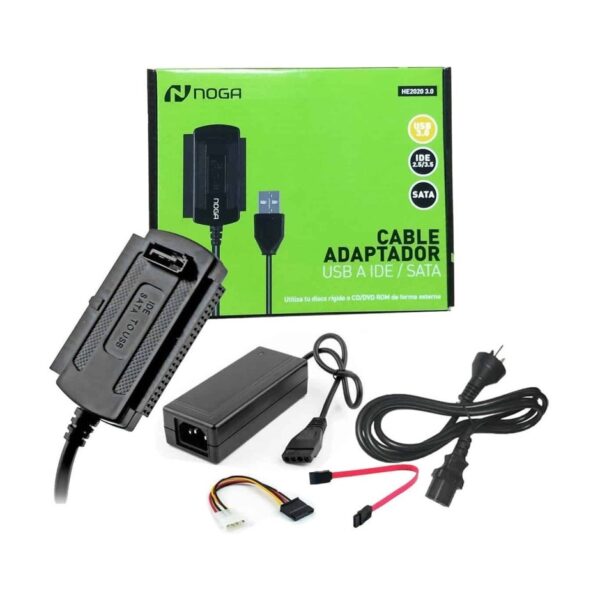 r202015.jpg Carry Cable Adaptador USB a IDE/SATA Transformador Noganet Cd DVD Discos 2.5 y 3.5 Mm