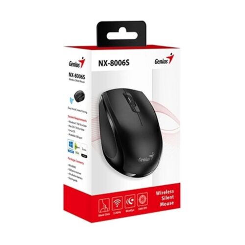 Mouse Genius Silent NX-8006S Inalambrico 1200 Dpi