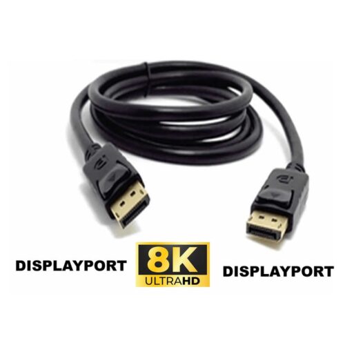 Cable Premium Display Port 1.4 8k 4k de 2 Metros 240hz Displayport