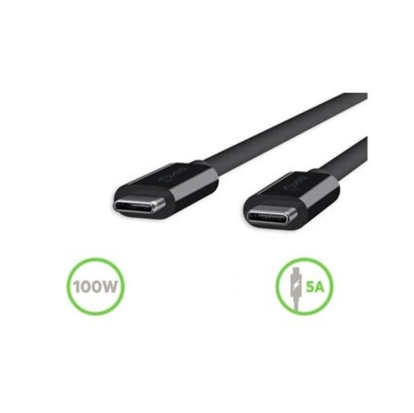 Cable Carga y Datos Alta Calidad USB Tipo C a USB Tipo C 1.5 Metros 100W 20V 5A