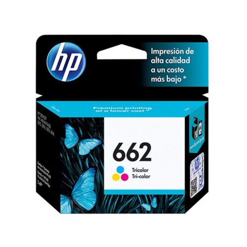 Cartucho de Tinta Original HP 662 Color 2 ml Compatible DeskJet 1015 1515 1516