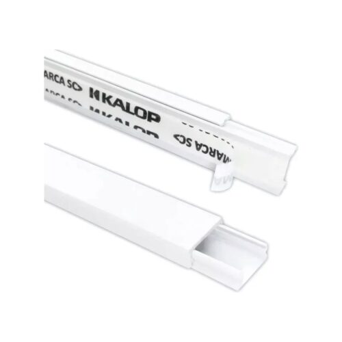 Cable Canal Kalop Con Adhesivo Tramo 10 X 20 Mm 2 Metros