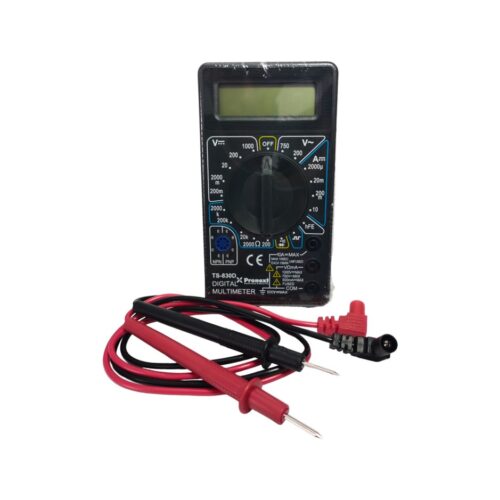 Tester Multimetro Digital Con Buzzer Escuela Electronica Pronext Ts-830d