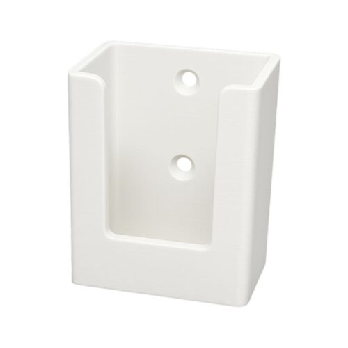 Soporte Organizador Porta Control Remoto Pared 1 Compartimiento Blanco