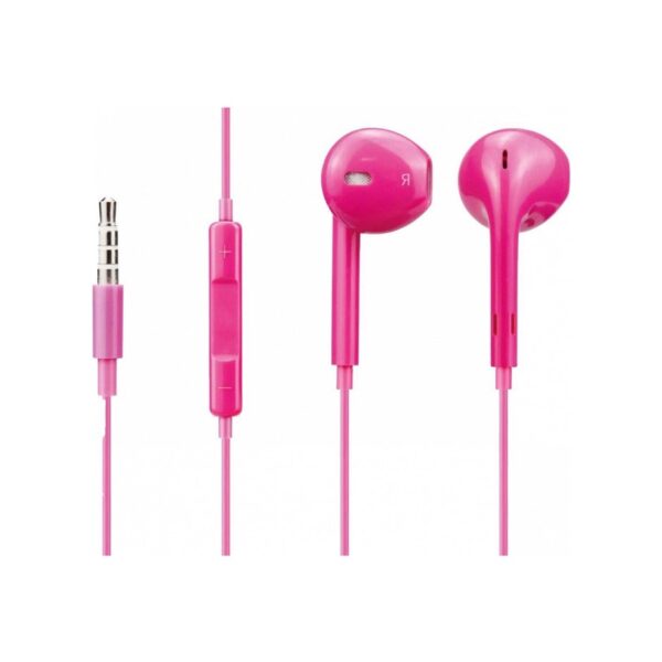Auriculares Urban Style Manos Libres In-ear Con Cable NETMAK NM-UR70 Rosa