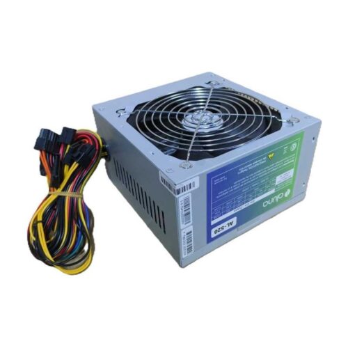 Fuente De Alimentación Pc Computadora Aluna Atx Al-520 24p Sata Cooler 120 Mm