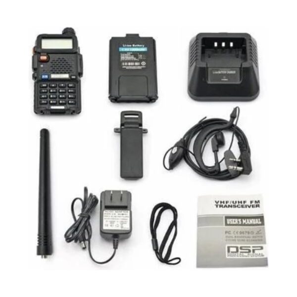 r202105.jpg Handy Walkie Talkie Seisa - Baofeng UV-5RE Frecuencia 400-480mHz Con FM Negro