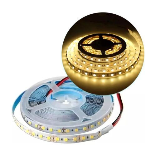 Tira Led Interior 4040 5 Metros Luz Blanca Calida 300 Leds 12V