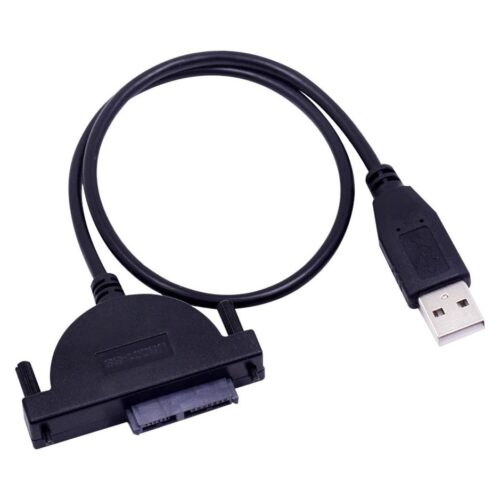 Cable Slim Sata De 7 + 6 Pines A Usb Para Lectoras Cd Dvd Grabadoras