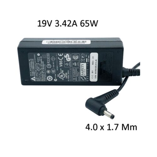 Cargador Notebook Original Delta Electronics 19V 3.42A 4.0 X 1.7 Mm 65W