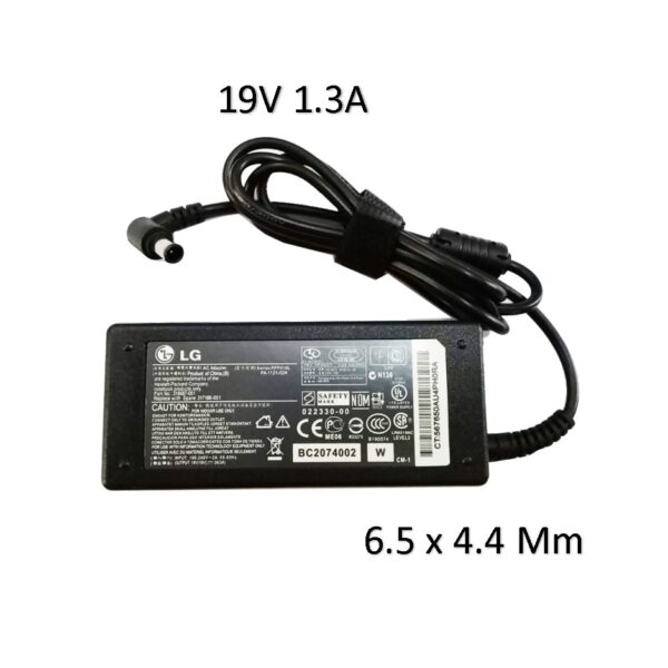 Cargador Transformador Fuente Monitor Original Lg 19V 1.3A 6.5 X 4.4 Mm