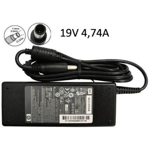 r202139.jpg Cargador Notebook Original Hp 19V 4.74A 7.4 X 5.0 Mm 90W