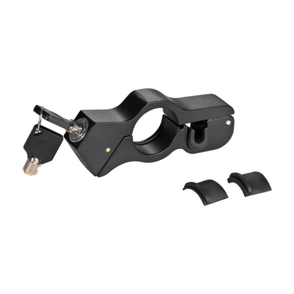 r202148.jpg Traba Manija De Freno Para Moto Candado Universal Aluminio Anodizado AC41