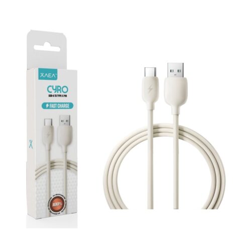 Cable Cargador Usb A Tipo C 4,4 A Reforzado Cyro Carga Rápida Xaea Modx-099