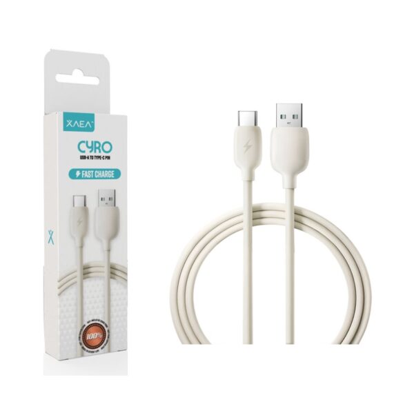 r202180.jpg Cable Cargador Usb A Tipo C 4,4 A Reforzado Cyro Carga Rápida Xaea Modx-099