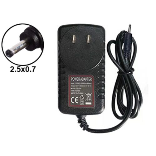 Cargador Tablet 5V 1A Titan Euro Coby Pin Fino 2.5 x 0.7 mm Alternativo
