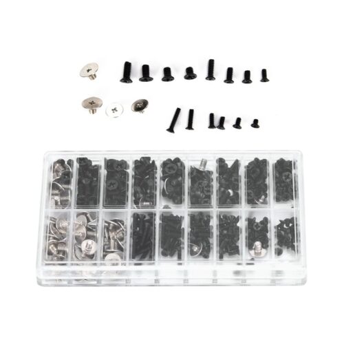 Kit de Tornillos para Notebooks 360 Unidades 18 Medidas Diferentes con Caja Organizadora