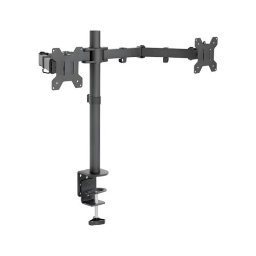 Soporte Monitor Tv Doble Brazo Articulado 15 A 30 Pulgadas Negro