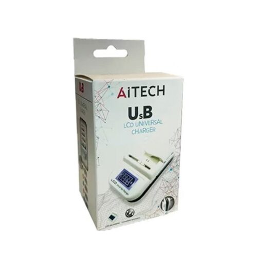 Cargador Universal de Bateria con Display Aitech Usb