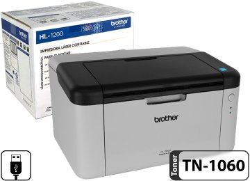 Impresora Brother Hl-1200 Hl1200 Laser - Solo Por Cable Usb - Usa Toner Economico Tn-1060