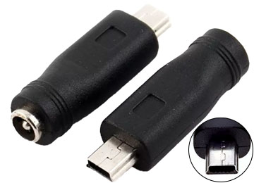 Adaptador Cargador 5.5x2.5mm A Mini Usb