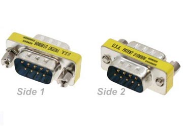 Adaptador DB9 M A DB9 M Serie