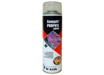 Alcohol Isopropilico Delta Compitt Prophyl Ph 440cc 315g Alta Pureza En Aerosol