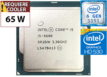 Procesador Intel Skylake I5-6600 3.3ghz 6mb Cache Sexta Generacion 1151 - Outlet - Usado - Oem - Trae Video Sin Caja Ni Cooler Ventilador