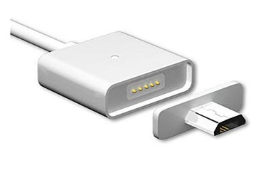 Cable Micro Usb 2.0 1m Magnetico Unilado No Reversible Datos Y Carga