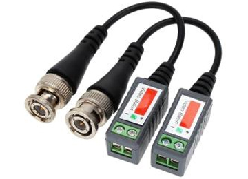 Adaptador Balun Extensor Bnc Por Bornera 450mts En 720p O 250mts En 1080p X2u. Par