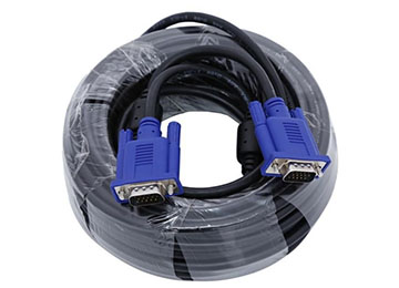 Cable Vga 20 Mts Con Filtro En Bolsa