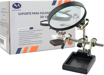 Soporte Para Soldadura Con Lupa 3x Lente 90mm