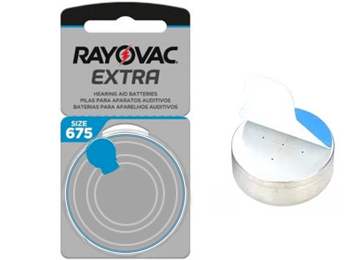 Pila Pr44 Za-675 675 Rayovac 1.45v Audiopatia Audifono Audiologia Aire Zinc X Unidad