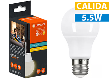 Lampara Led Osram Classic A E27 5.5w 830 Luz Calida Equivalencia 40w 220v 470 Lumens