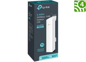 Access Point Tp-Link Cpe220 2.4ghz 300mbps 12dbi Exterior