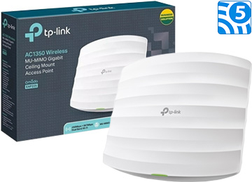 Access Point Tp-Link Eap225 Ac1350 V5.0 Dual Band 2.4ghz 5ghz 450mbps 5ghz 867mbp Incluye Adaptador Poe 48v