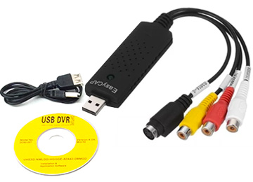 Capturadora Usb Easycap Entrada Rca Para Convertir Vhs Win Xp Vista 7 8