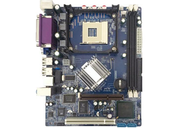 Mother Winnfox 865gv 478 Ddr1 Vga Ps2 1xdb9 Serie 1xdb25 Paralelo 4xusb 1xide 2xsata Agp Pci Intel 478