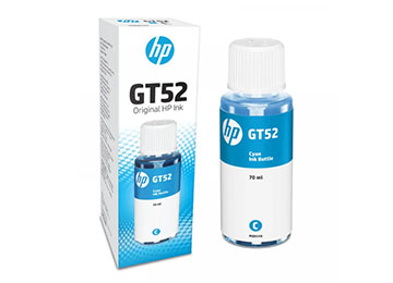 Tinta Hp Gt52 70ml Cyan 5810 5820 - Hp Deskjet Gt 5800 - Hp Ink Tank - Hp Smart Tank Series Original