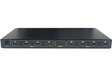 Splitter Hdmi 1.4 8 Puertos 1080p Incluye Transformador 5v 1a 5.5x2.1mm