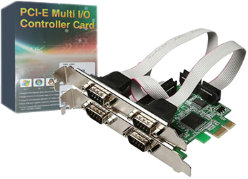 Placa Pci-E A 4 Serie Db9 Rs232