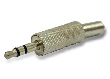 Plug De Audio 3.5 M Stereo Metalico 3 Contactos - Para Soldar