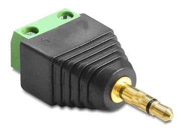 Plug De Audio 3.5 M Mono Microfono Bornera