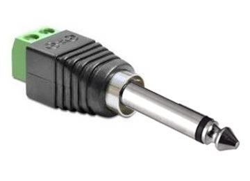 Plug De Audio 6.5 M Mono Bornera