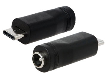 Adaptador Cargador 5.5x2.5mm A Usb Tipo C