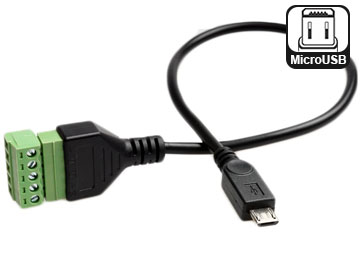 Conector Micro Usb M Datos + Carga Bornera Desmontable